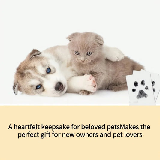 12 件套 Pet Paw Print Impression Kit with Photo Frames