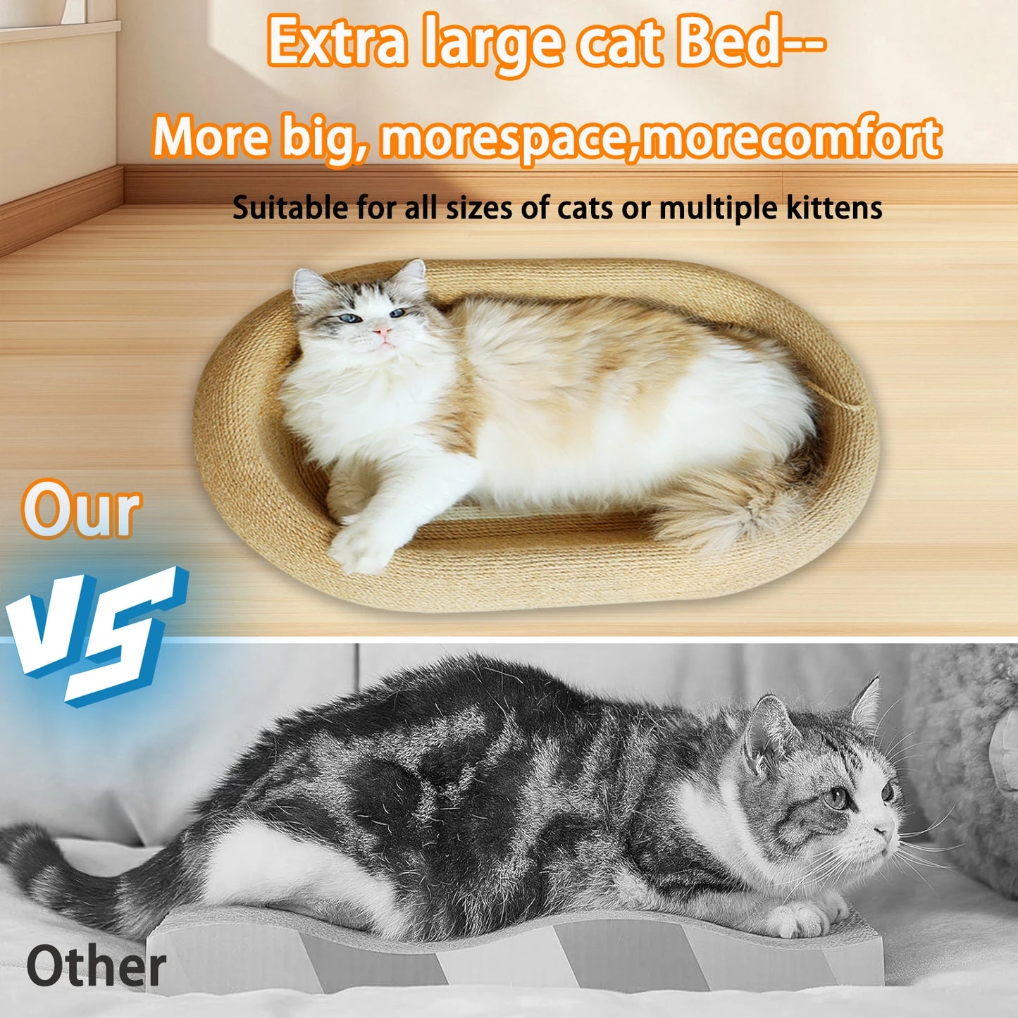 Cat Scratcher, Sisal Cat Nest Cat Sleeping Bed
