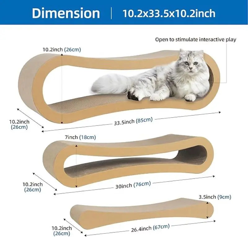 3 in 1 Cat Scratcher Cardboard,Cat Scratching