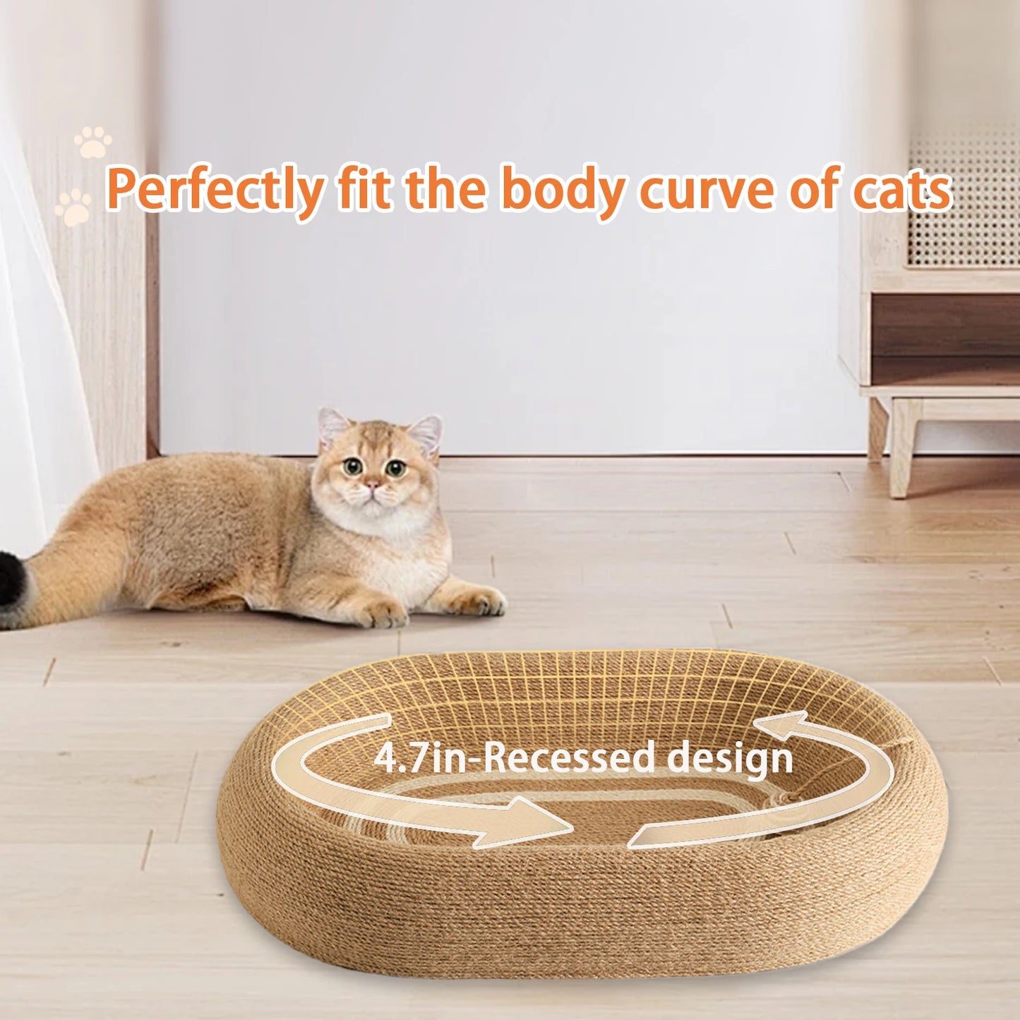 Cat Scratcher, Sisal Cat Nest Cat Sleeping Bed