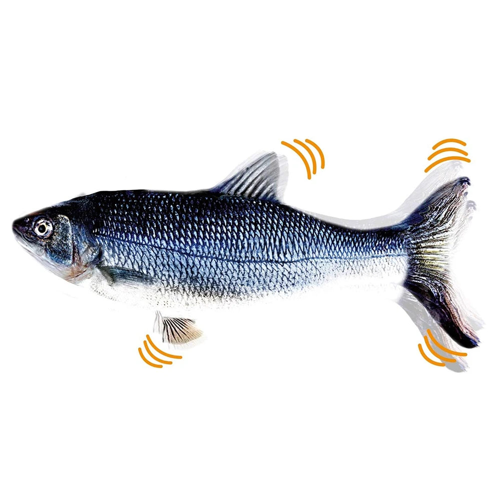 Cat Toy Fish Interactive Electric Floppy Fish USB Charger Cat Toy
