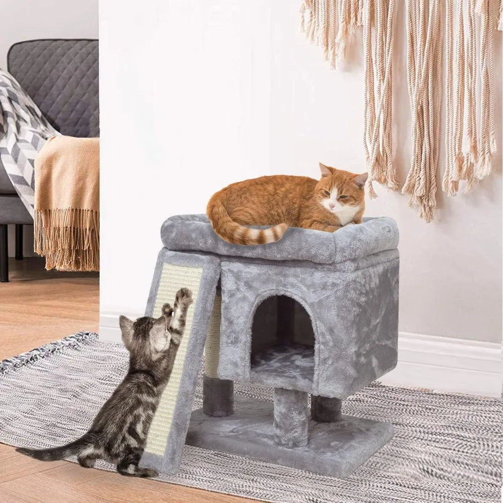 Small Cat Tree for Indoor Cats, Cat Tower