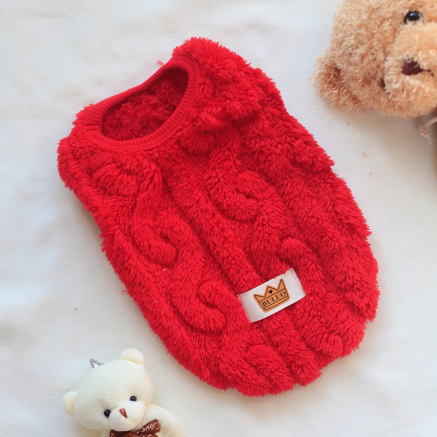 Soft Cozy Cat Clothes Autumn Winter