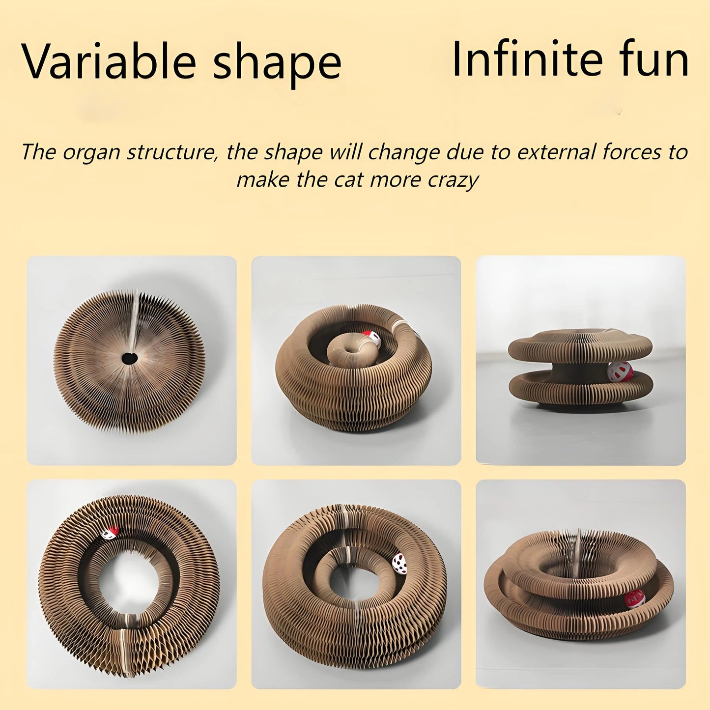 Cat Scratching Board with Bell –