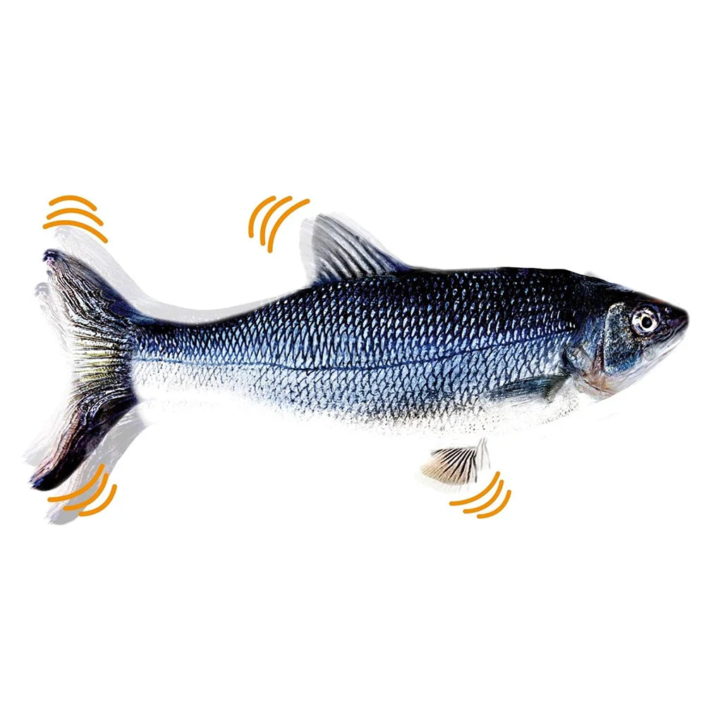 Cat Toy Fish Interactive Electric Floppy Fish USB Charger Cat Toy
