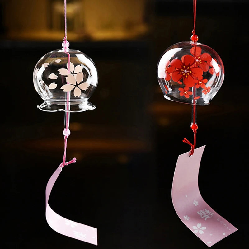 1PCS Wind Bell Japan Wind Chimes Handmade Glass