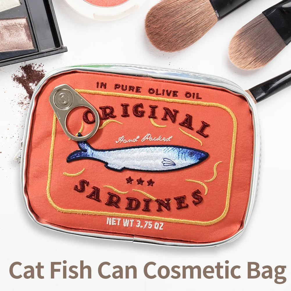 Canned Sardines Style Cosmetic Bag