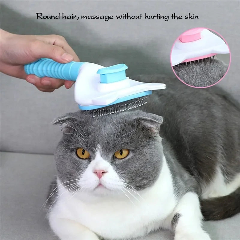 Pet Comb Cat Cleaning Supplies High Quality Self cleaning Brush Professional Grooming brush for  Cats pets Glove
