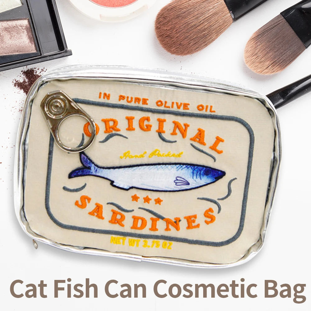 Canned Sardines Style Cosmetic Bag