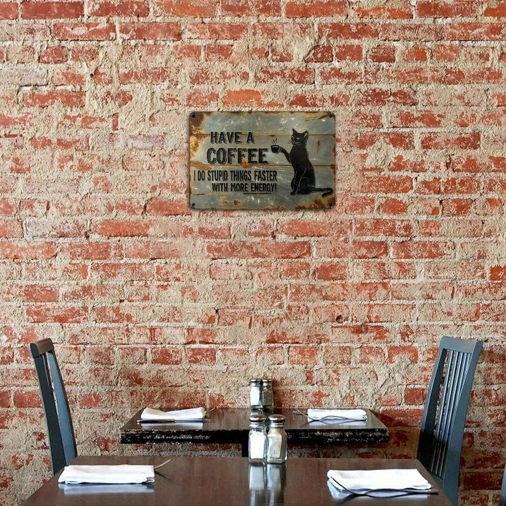 Humorous Imitation Old Iron Wall Sign