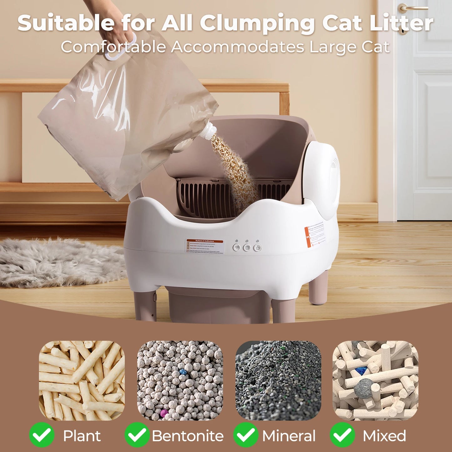 Self Cleaning Litter Box