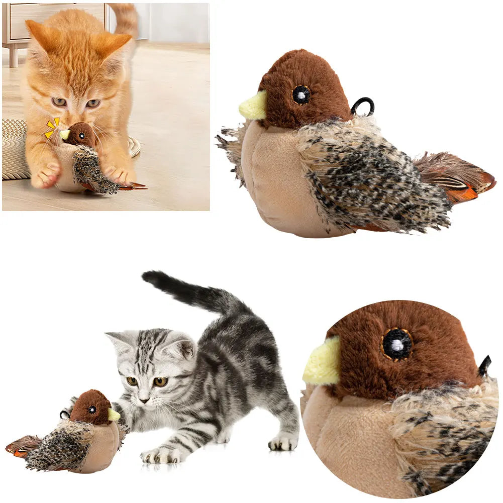 Flapping Bird Cat Toy Interactive