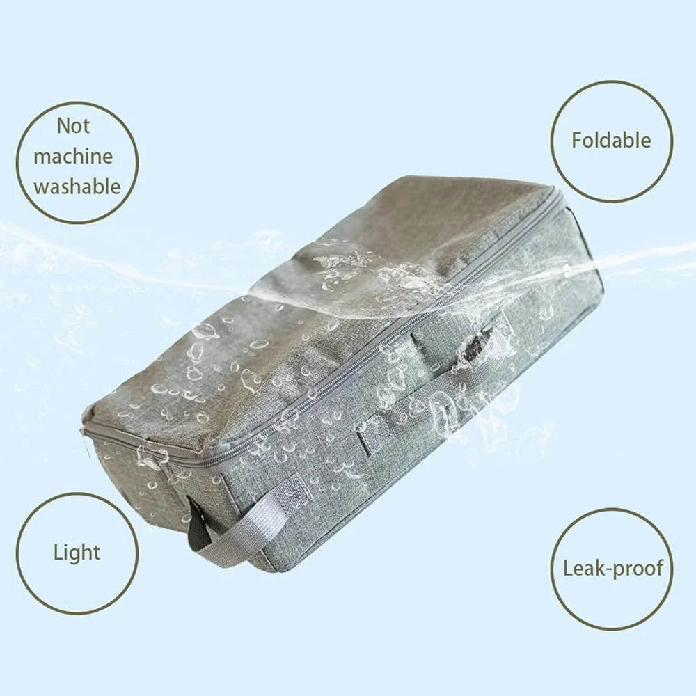 Lightweight Travel Litter Box Cats Foldable Design Easy Storage Leak Proof