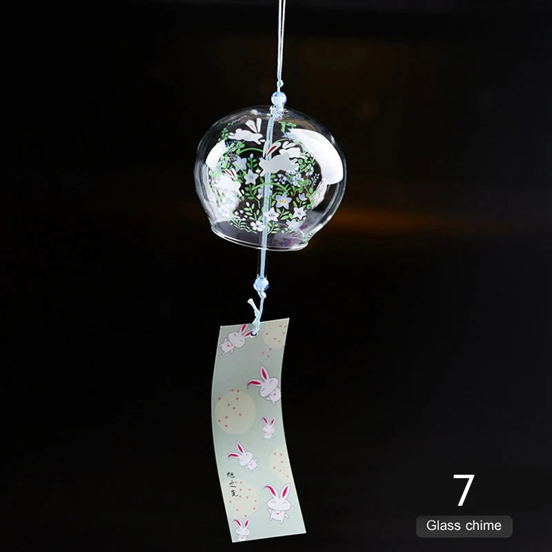 1PCS Wind Bell Japan Wind Chimes Handmade Glass