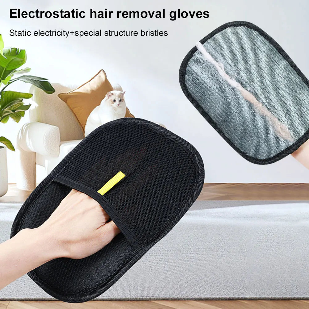Pet Grooming equipment Gloves Deshedding Glove pet hair remover glove for Cat Accessories with Long/Short/Curly Hair