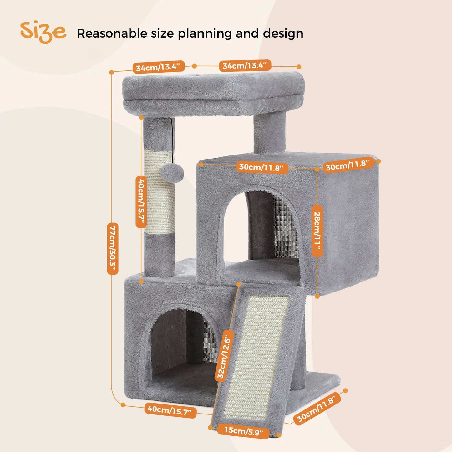 Large Cat Tree for Indoor Cats,