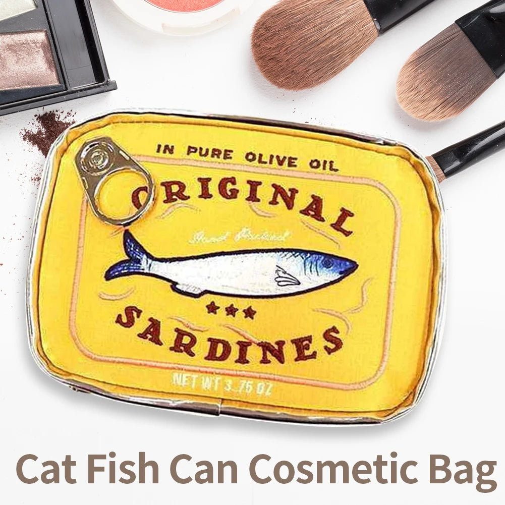 Canned Sardines Style Cosmetic Bag