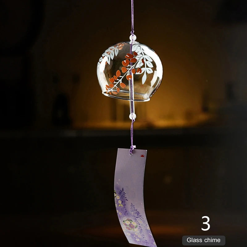 1PCS Wind Bell Japan Wind Chimes Handmade Glass