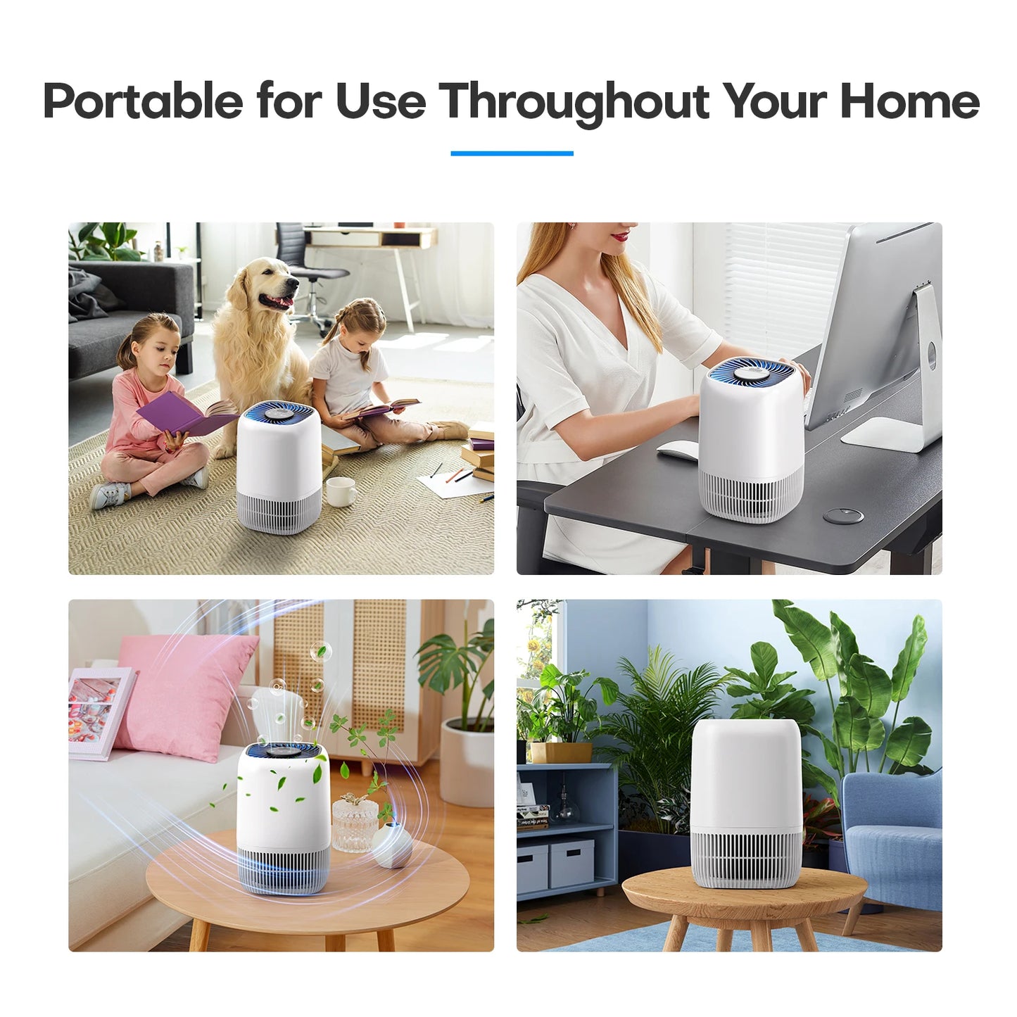 AROEVE Air Purifiers for Bedroom Home