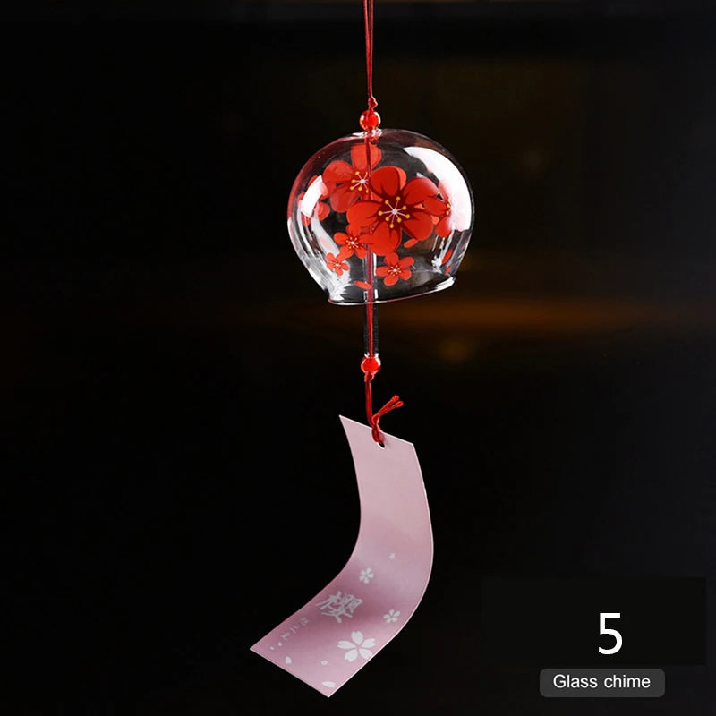 1PCS Wind Bell Japan Wind Chimes Handmade Glass