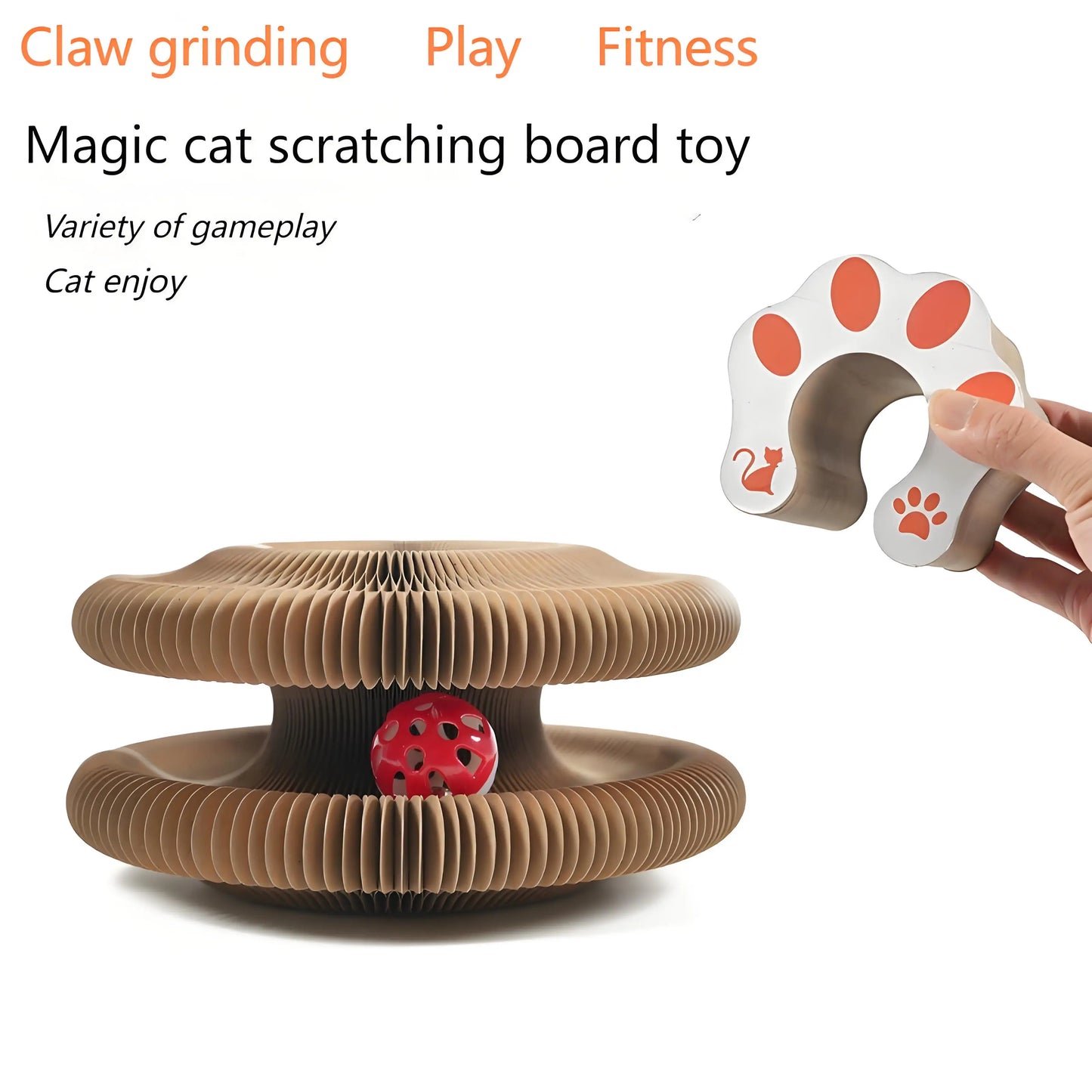 Cat Scratching Board with Bell –