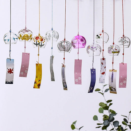 1PCS Wind Bell Japan Wind Chimes Handmade Glass