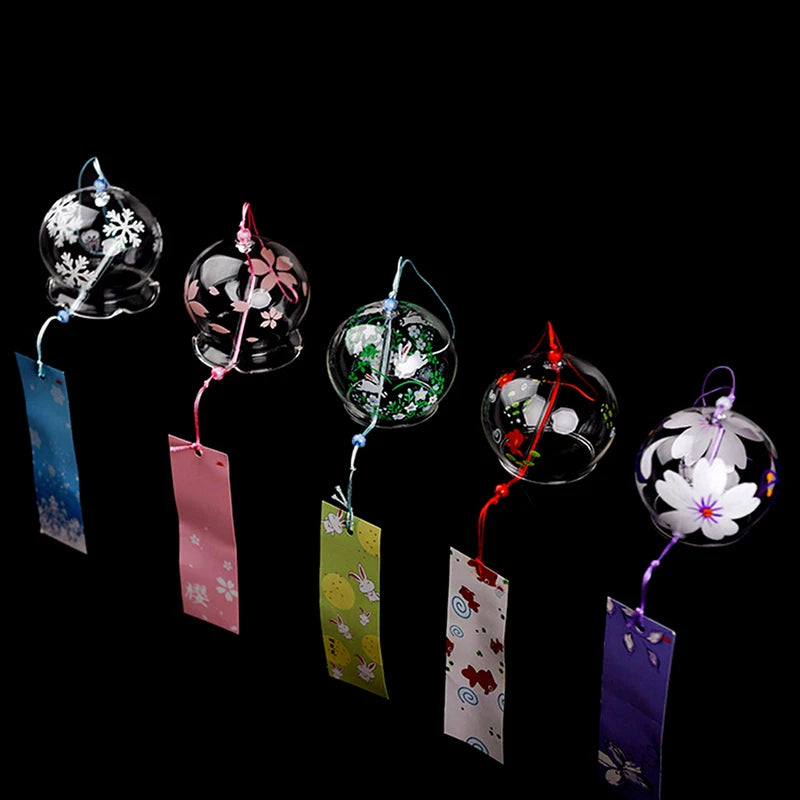 1PCS Wind Bell Japan Wind Chimes Handmade Glass