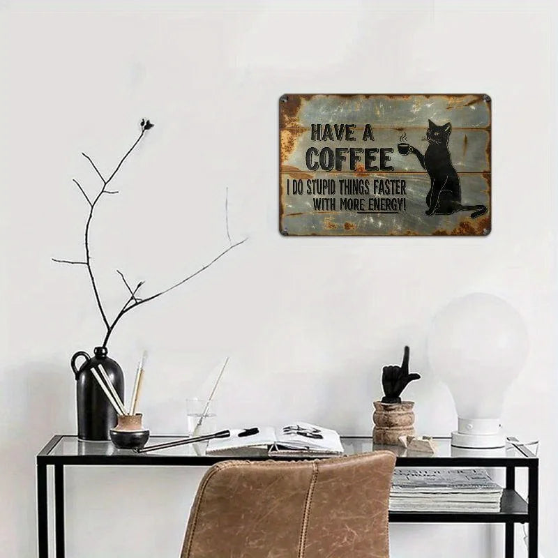 Humorous Imitation Old Iron Wall Sign