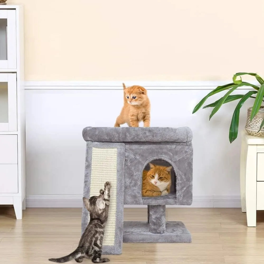 Small Cat Tree for Indoor Cats, Cat Tower