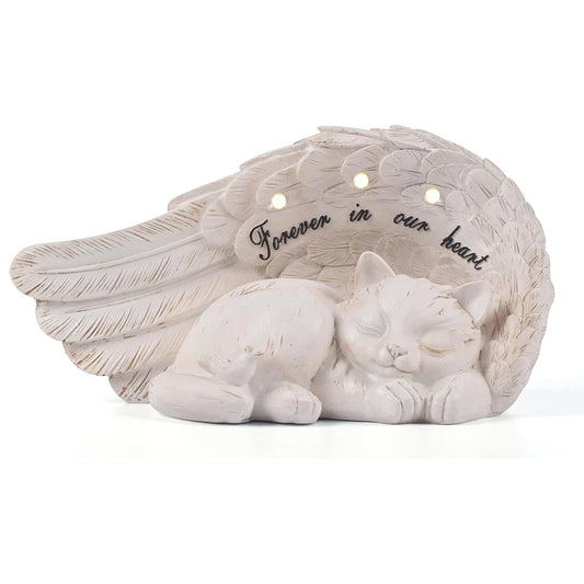 Best Quality Solar Cat Pet Memorial Statue