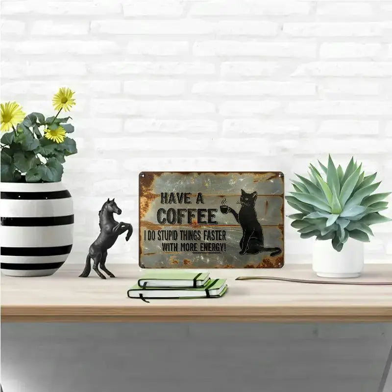 Humorous Imitation Old Iron Wall Sign