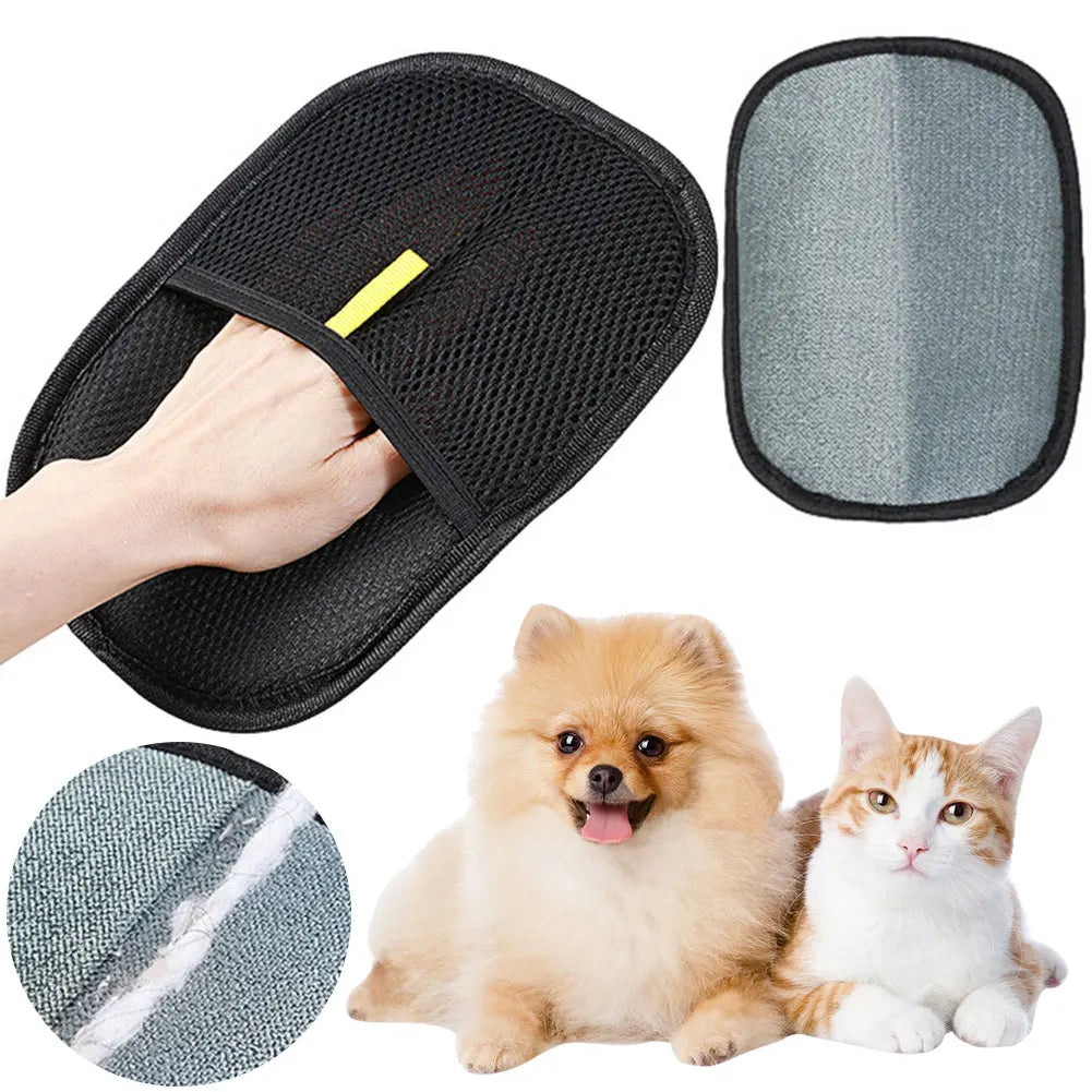 Pet Grooming equipment Gloves Deshedding Glove pet hair remover glove for Cat Accessories with Long/Short/Curly Hair