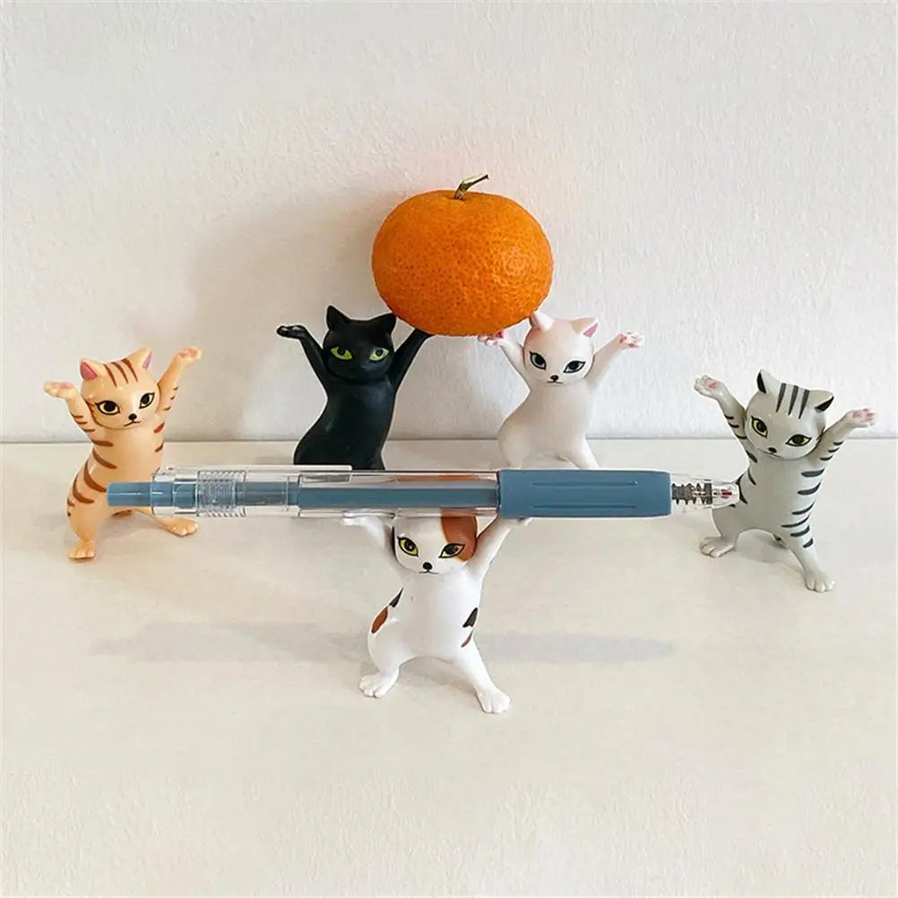 5PCS Anime Raising Hands Dancing Cat