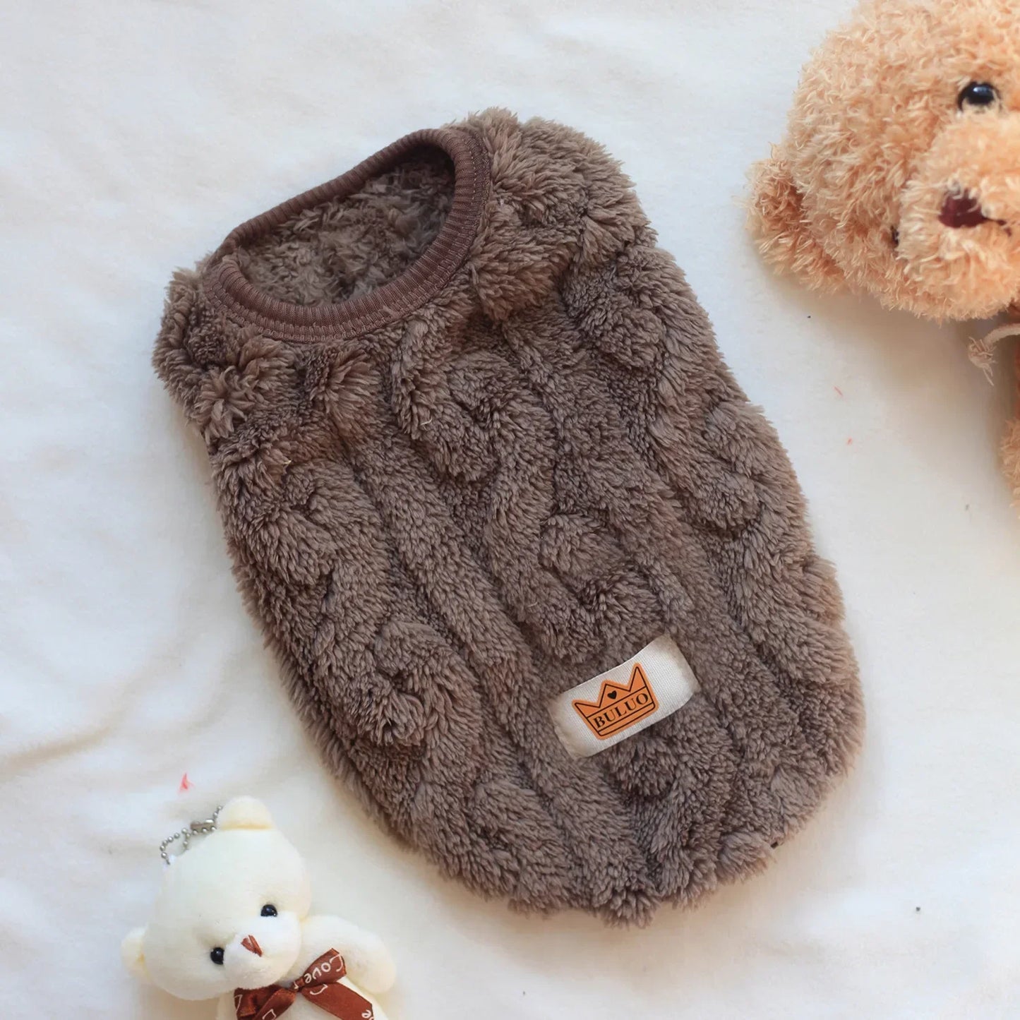 Soft Cozy Cat Clothes Autumn Winter