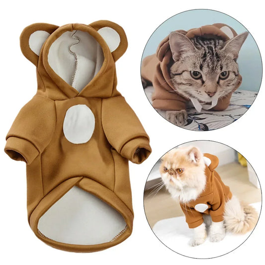 Cute Hairless Cat Clothes Winter Pet
