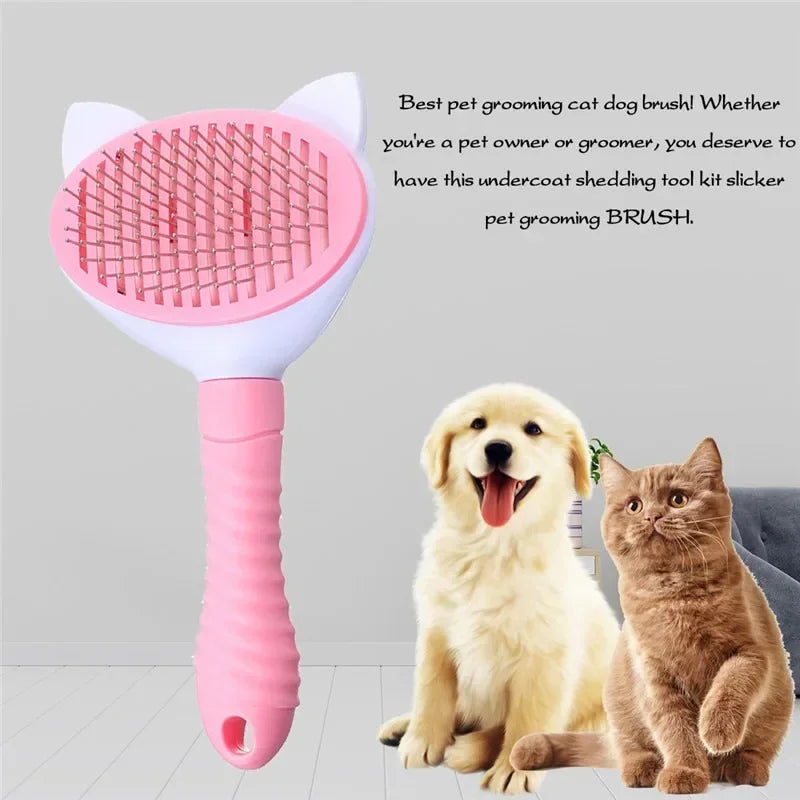 Pet Comb Cat Cleaning Supplies High Quality Self cleaning Brush Professional Grooming brush for  Cats pets Glove