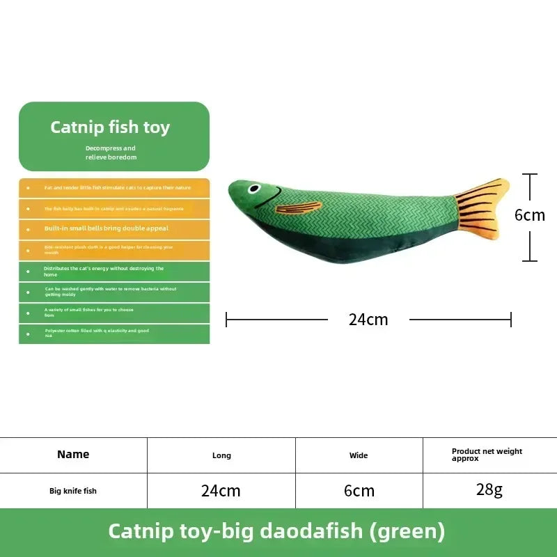 Simulation Fish Interactive Chew Toy for Cat